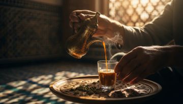 Café marocain traditionnel : préparation rituelle