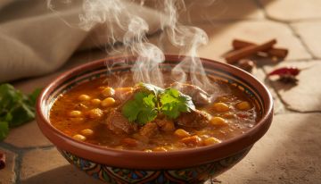 Chorba : bouillon épicé de la cuisine marocaine
