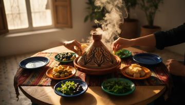 Table marocaine : présentation et partage des plats